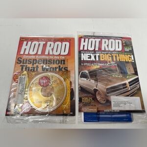 2 Vintage Hot Rod Magazines May 03/Nov 05 Collectible + CDs New & Unopened